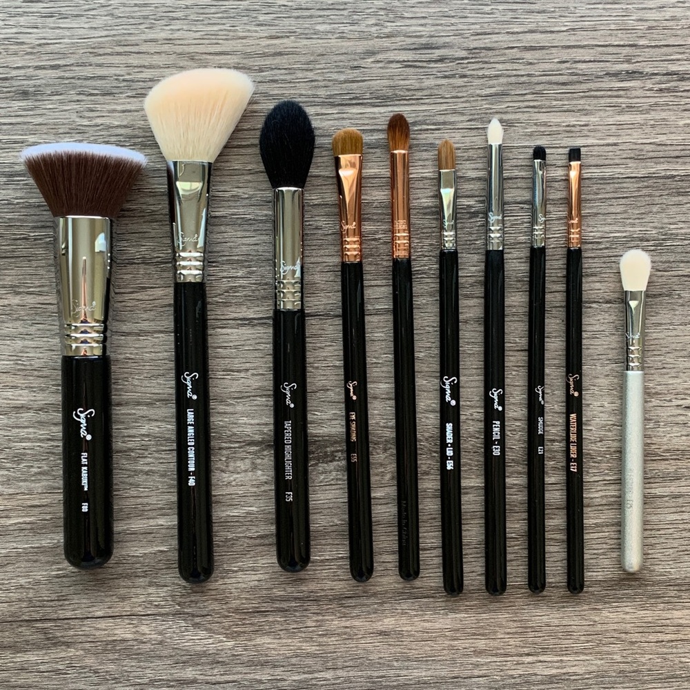 Sigma 10 Piece Face & Eye Makeup Brush Bundle